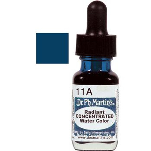 Dr. Ph. Martin's Radiant Concentrated Watercolour Ink - Norway Blue - 15ml
