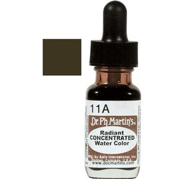 Dr. Ph. Martin's Radiant Concentrated Watercolour Ink - Antelope Brown - 15ml