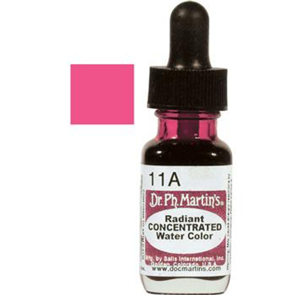 Dr. Ph. Martin's Radiant Concentrated Watercolour Ink - Fuchsia - 15ml