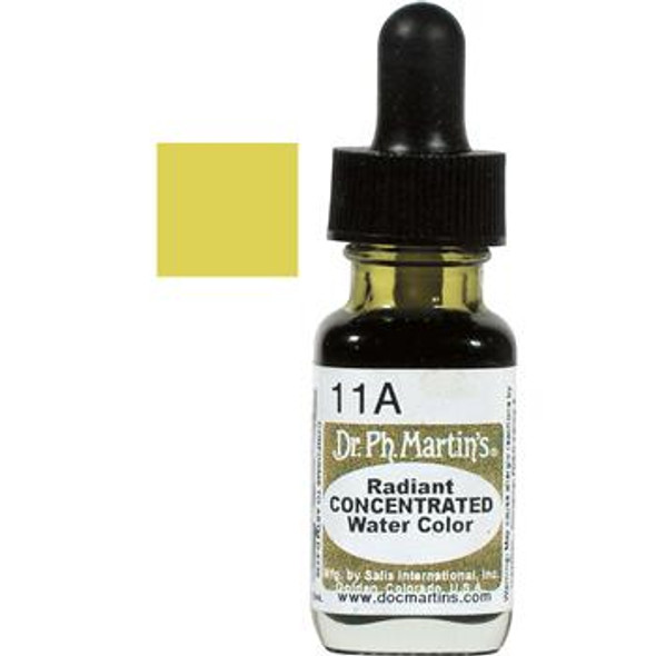 Dr. Ph. Martin's Radiant Concentrated Watercolour Ink - Indian Yellow - 15ml