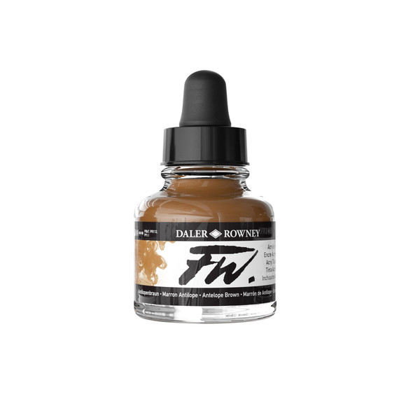 Daler Rowney FW Inks - Antelope Brown