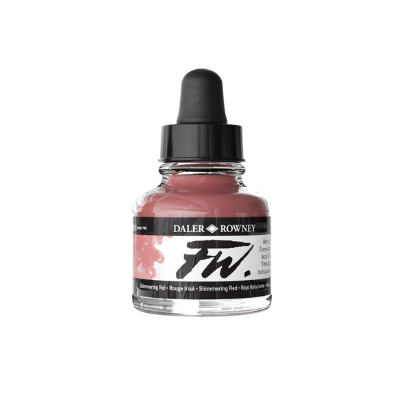 Daler Rowney FW Inks - Shimmering Red - 29.5ml