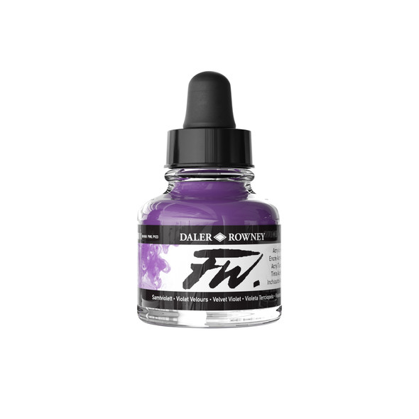 Daler Rowney FW Inks - Velvet Violet - 29.5ml
