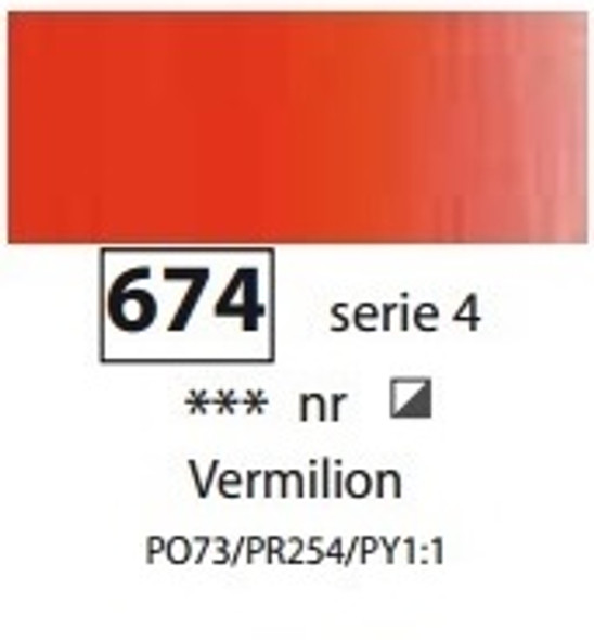 Sennelier Artists Oils - Vermilion S4