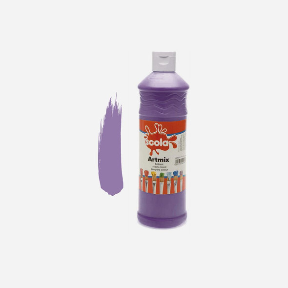 Scola - Artmix Ready Mixed Poster Paint - Purple 600ml