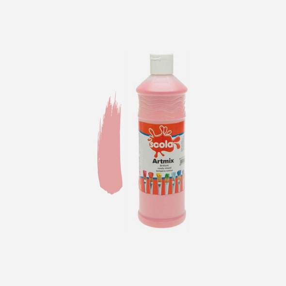 Scola - Artmix Ready Mixed Poster Paint - Pink 600ml