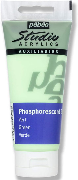 Pebeo Studio Acrylic - Phosphorescent Green 100ml