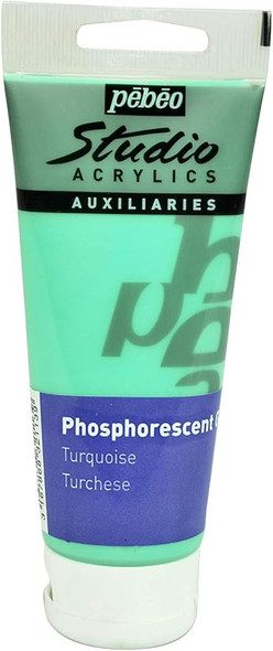 Pebeo Studio Acrylic - Phosphorescent Turquoise 100ml