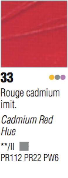 Pebeo Studio Acrylic - Cadmium Red Hue