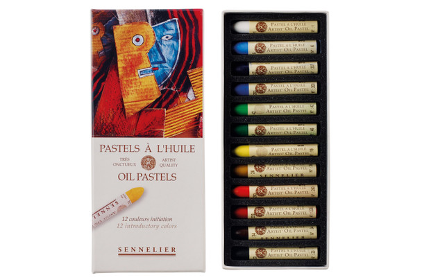 Sennelier Oil Pastels - Set of 12 Introductory Colours