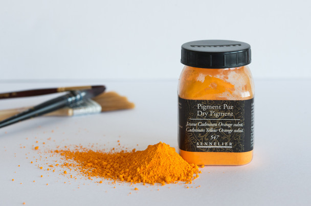 Sennelier Dry Pigments - Cadmium Yellow Orange Hue 100g