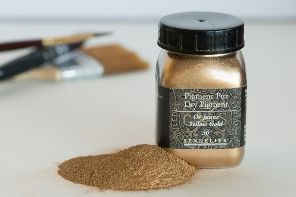 Sennelier Dry Pigments - Yellow Gold 90g