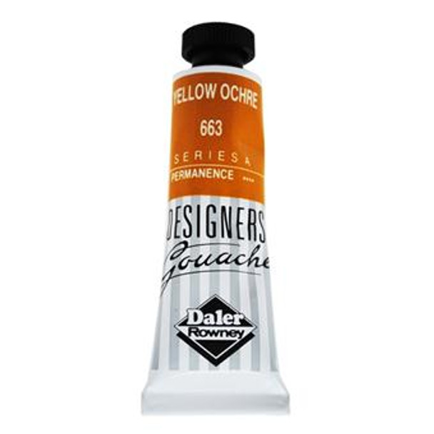 Daler Rowney Designers' Gouache - Yellow Ochre - Series A - 15ml