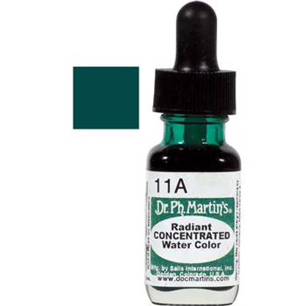 Dr. Ph. Martin's Radiant Concentrated Watercolour Ink - Jungle Green - 15ml