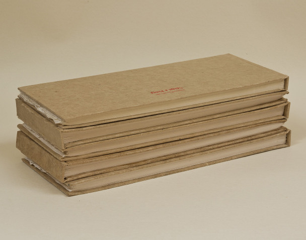 Khadi - 100% Cotton Rag Hardback Book 210gsm - Rough 5"x 12"