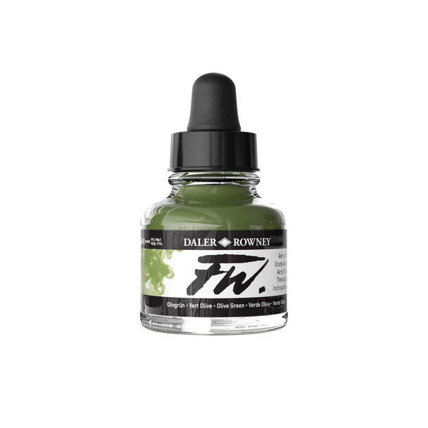 Daler Rowney FW Inks - Olive Green - 29.5ml