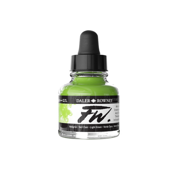 Daler Rowney FW Inks - Light Green - 29.5ml