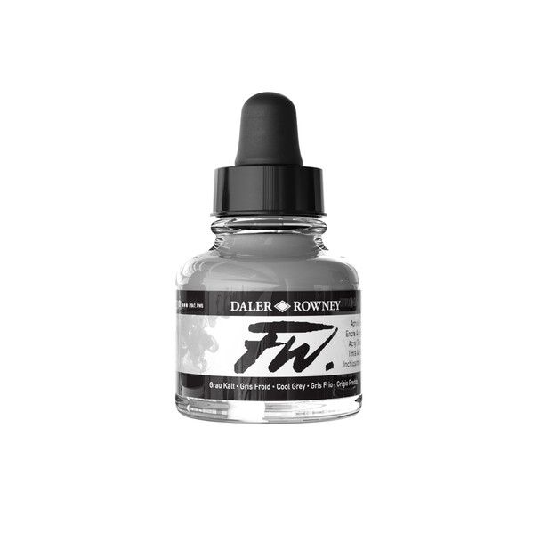 Daler Rowney FW Inks - Cool Grey - 29.5ml