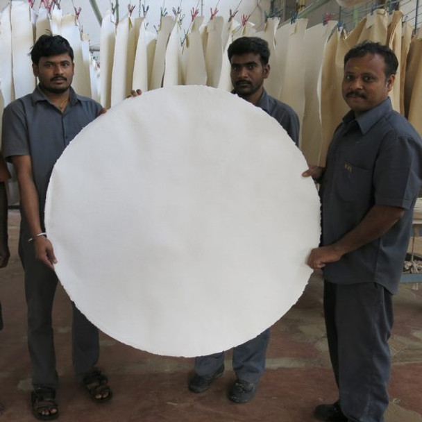 Khadi - Round 100% Cotton Rag Paper - 400gsm - 110cm