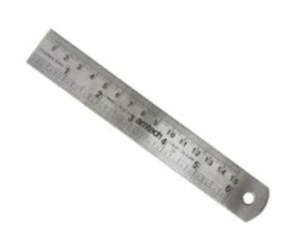 Stainless Steel Ruler - 6"