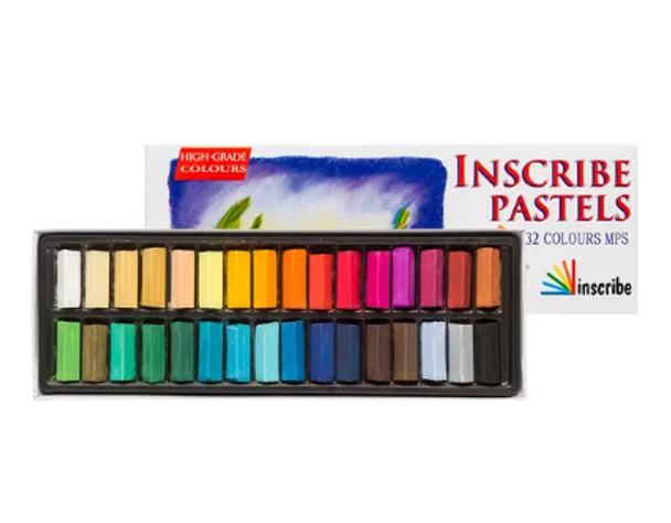 Inscribe Soft Pastel Set of 32 Half Stick