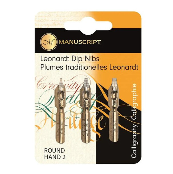 Manuscript - Round Hand Nibs (2) Set of 3