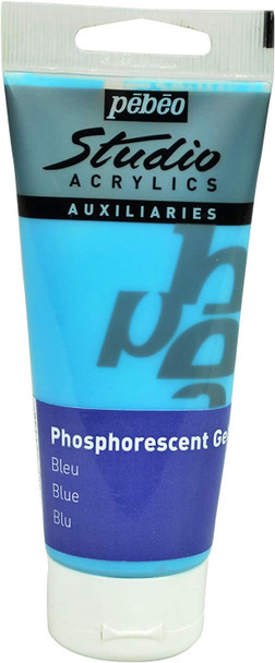 Pebeo Studio Acrylic - Phosphorescent Blue 100ml
