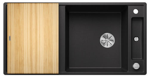 AXIA III XL 6 S, obračljiv, antracit, lesena deska 523500 + SIFON