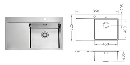 PURE 50 QC Desni 1149518 + SIFON