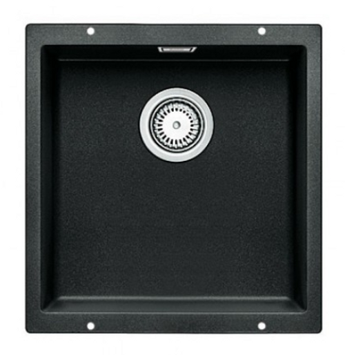 SUBLINE 400 - U, antracit, Silgranit PD 523422 + SIFON