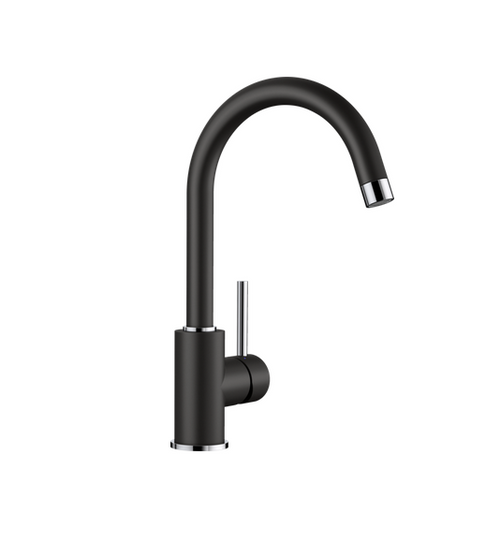 MIDA, HD, črn/krom, izgled Silgranit 526145