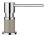 Dozirnik LATO, tartuf/krom, izgled Silgranit 525816 Dozirnik LATO, tartuf/krom, izgled Silgranit 525816
