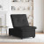 Sofa postelja z blazino Črna 67 x 194 x 82 cm Vezani les