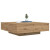 Klubska Miza artisan hrast 100 x 100 x 31 cm Konstruiran les