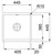 KBK 110-40 126.0380.352 Anthrazit Mat + SIFON