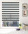 Zebra Basic Dual Sheer Light Filtering Roller Shades