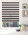 Zebra Basic Dual Sheer Light Filtering SOMFY Smart Home Motorized Roller Shades