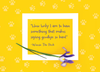 Yellow Winnie the Pooh 5 x 7 Card with Blank Envelopes