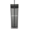 16 oz. Slim Tumbler with Straw: 24 Hour Rush