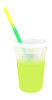 17 oz. Mood Color Changing Stadium Cup/Straw