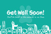 5 x 7 Get Well Cards Dogs with Blank Envelopes