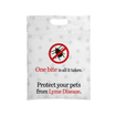 12 x 16 Lyme Disease Awareness Full Color Plastic Supply Bag – One Side