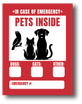 Emergency Removable Vinyl Stickers (Matte)