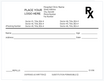 Prescription Pads - Horizontal