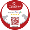 Google Review Vinyl Floor Decal - 12 x 12