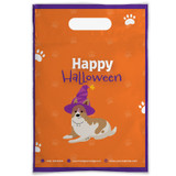 Happy Halloween  Dog A – 9" x 13" 2-Sided Plastic Supply Bag