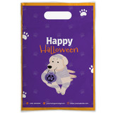 Happy Halloween Dog B – 9" x 13" 2-Sided Plastic Supply Bag
