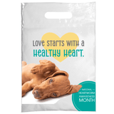 9 x 13 Heartworm Awareness Full Color Supply Bag – One Side