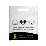 7.5 x 9 Lyme Disease Awareness Full Color Plastic Supply Bag – One Side