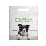 7.5 x 9 Lyme Disease Awareness Full Color Plastic Supply Bag – One Side